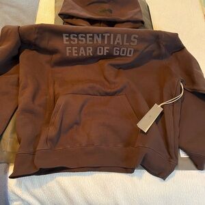 Essentials Fear of God plum Hoodie